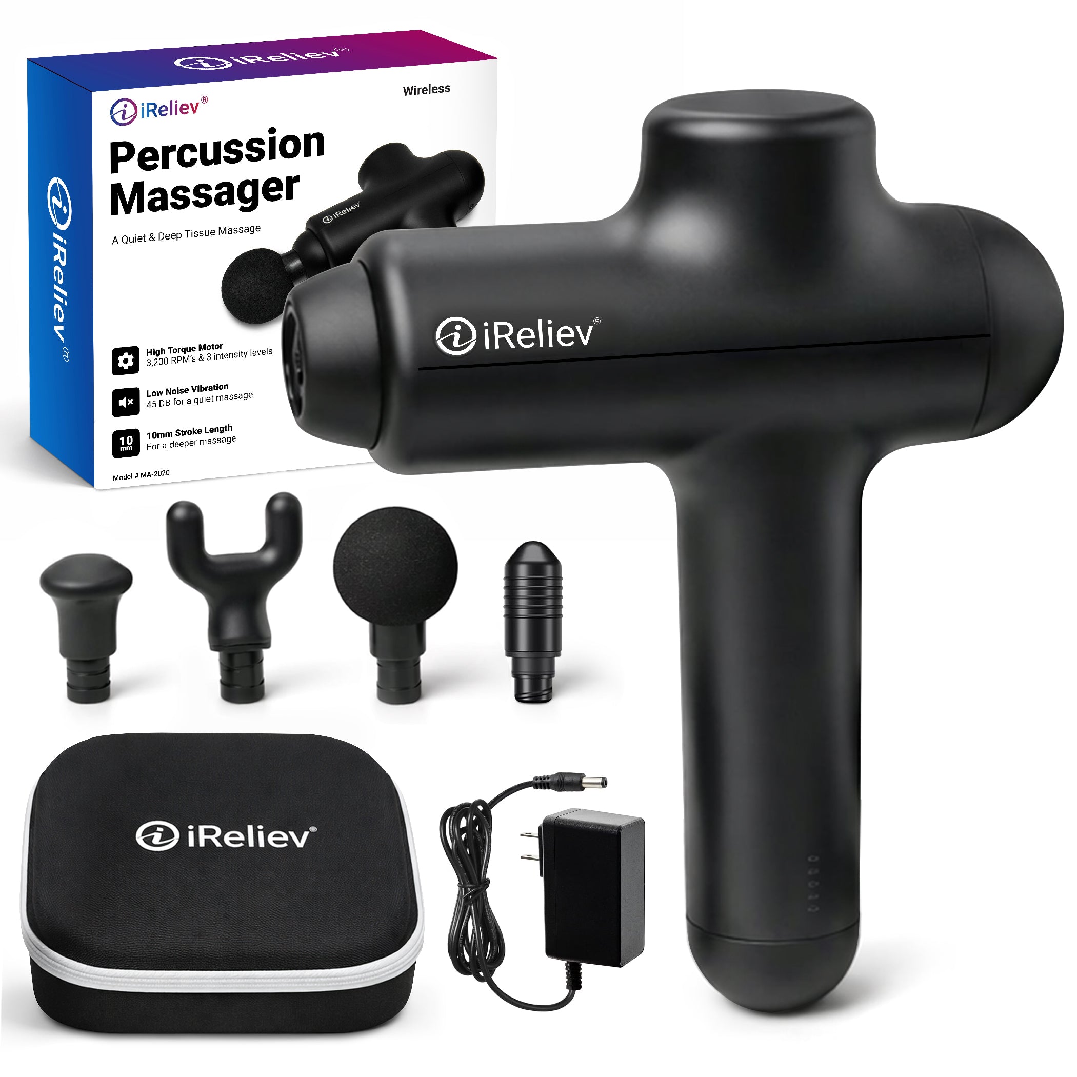 Percussion Massage Gun Handheld Variable Speed