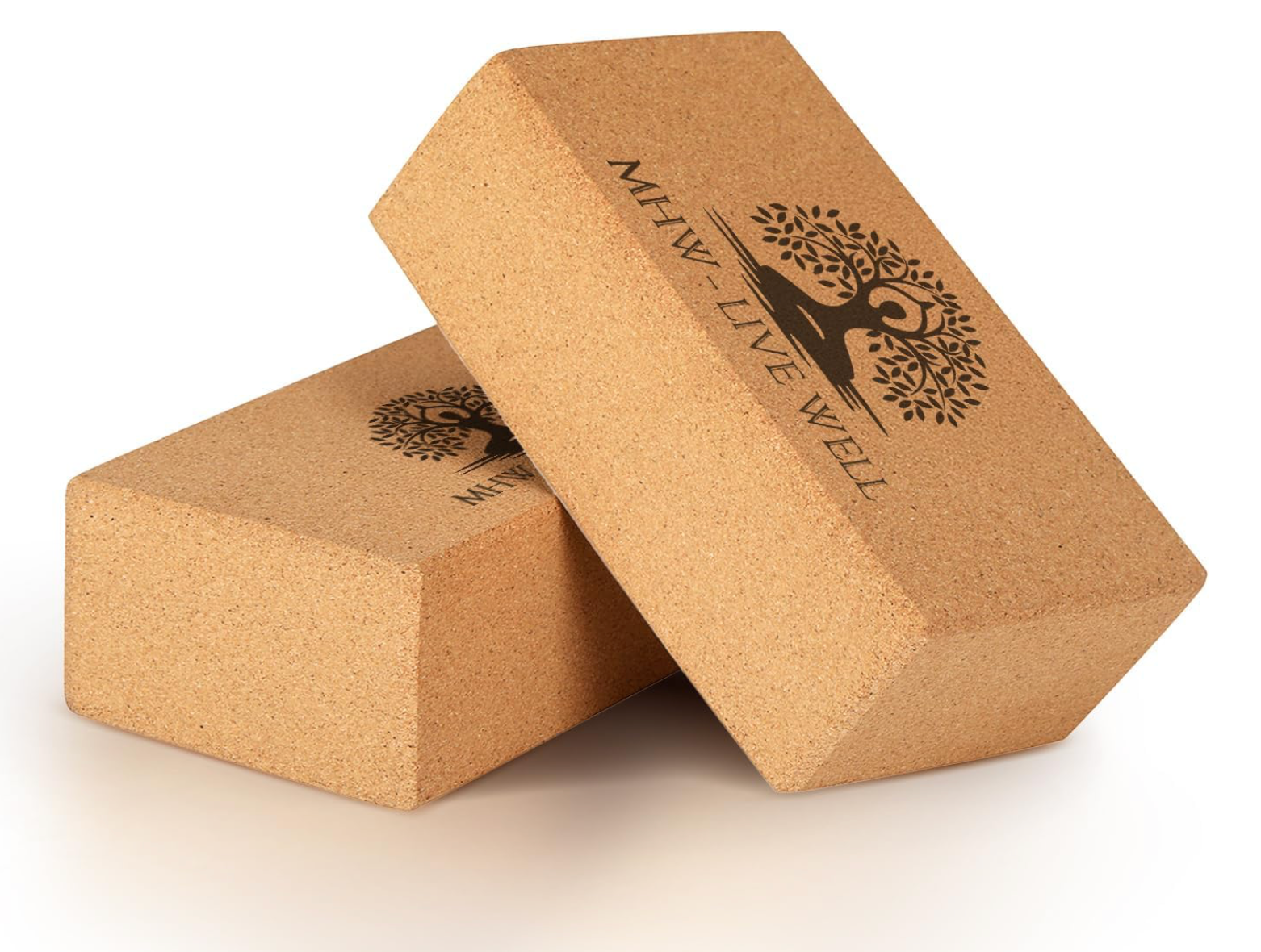 Yoga Block Set 2-Pack Cork