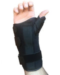 Wrist brace with thumb support for carpal tunnel and injury recovery