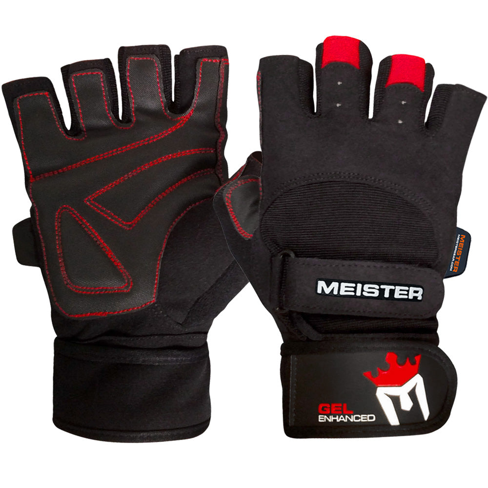 Adaptive Fitness Gloves with Velcro Straps